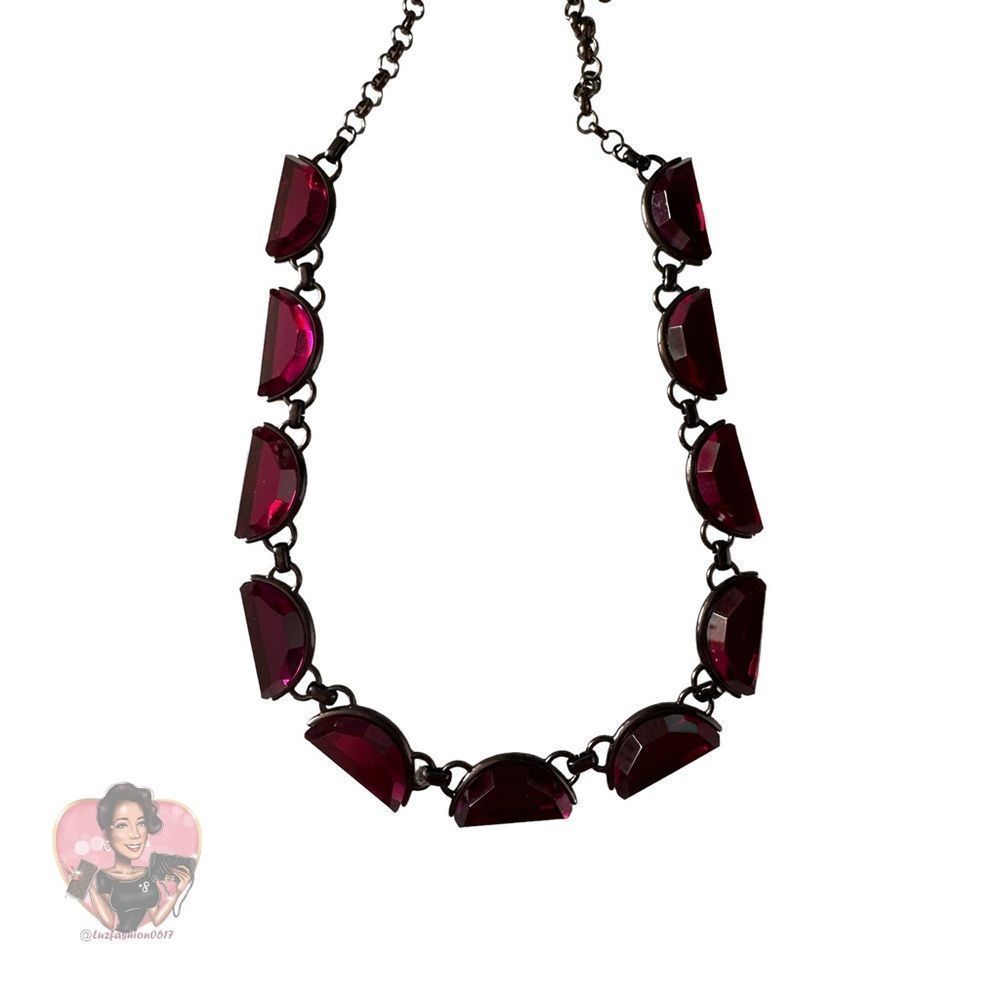 COLDWATER CREEK Crescent Gem long Necklace
